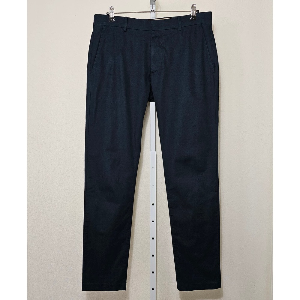 NNO7 (NO NATIONALITY) Men's Theo 1500 Navy Straight Leg Chino Pants Sz 34x34